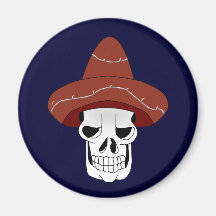 Mexican Skull Magnet