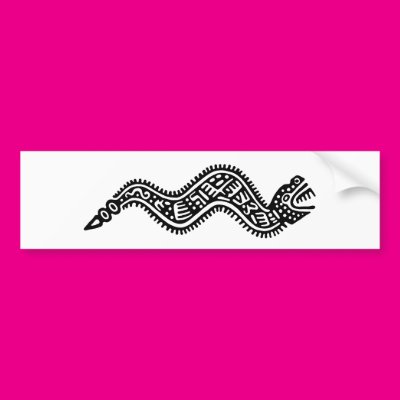 Mexican Snake  Zazzle_bumpersticker