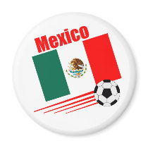 Mexican Soccer Team Refrigerator Magnet magnet