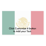 Mexican States, Mexico flag Business Card