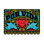 Mexican Style Skulls Wedding Banner Info Card Business Card Templates