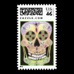 Mexican Sugar Skull Postage