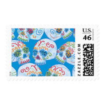 Mexican Sugar Skulls postage