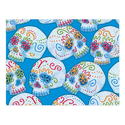 Mexican Sugar Skulls Postcards