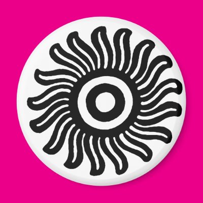 Mexican Sun Motif Fridge Magnets Zazzle_magnet