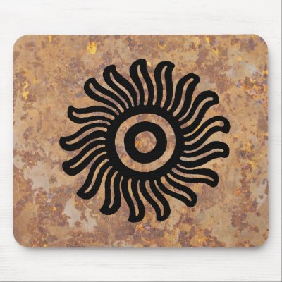Mexican Sun Motif Mousepad Zazzle_mousepad
