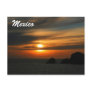 mexican sunset post card