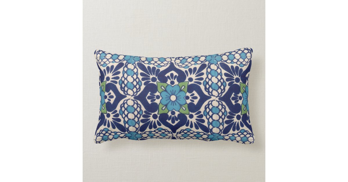 Mexican Talavera Tile doublesided throw pillows Zazzle