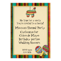 Mexican Themed Invitation