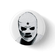 Mexican Wrestler buttons