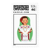 Mexican Yucatan Matryoshka Stamps