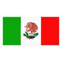 mexicanflag-2 custom photo card