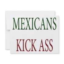 Mexicans Kick Ass invitations