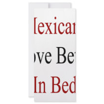 Mexicans Move Better In Bed rack cards by Supernova23 Mexicans Move Better In Bed rack cards