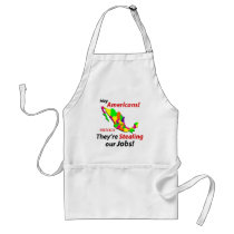 Mexicans Stealing Jobs aprons by ICE_Store Mexicans Stealing Jobs aprons