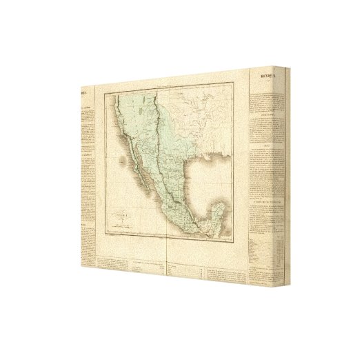 Mexico 10 stretched canvas print