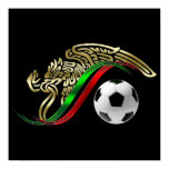 Mexico 2014 Mexican flag World Cup Soccer futbol Posters