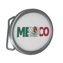 Mexico Belt Buckle