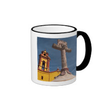 Mexico, Bernal. View of Iglesia de San Sebastian Mugs