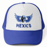 Mexico Blue Winged Skull hats