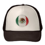 Mexico Bubble Flag Trucker Hats