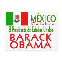 MÉXICO Celebrates US President Obama Victory postcards by Obama_Keepsakes MÉXICO Celebrates US President Obama Victory postcards