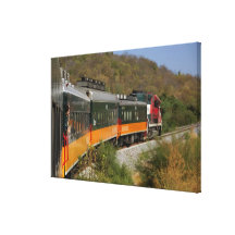 Mexico, Chihuahua, Copper Canyon. Views from Stretched Canvas Print