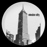 Mexico City Seguros Latinos plate plates
