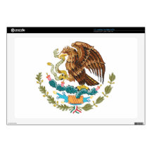 mexico coat of arms 17" laptop skin