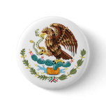 Mexico Coat of Arms Button