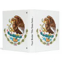 Mexico Coat of Arms detail Vinyl Binders