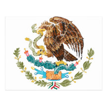 Mexico Coat Of Arms Postcards