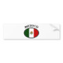 Mexico Cool Flag Design! Bumper Sticker
