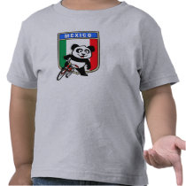 Mexico Cycling Panda t-shirts by cuteunion Mexico Cycling Panda t-shirts