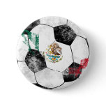 Mexico Distressed Soccer Button