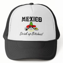 Mexico Drink Up Bitches Mesh Hats
