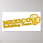 Mexico Drinking Team Poster