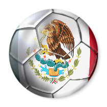 Mexico el Tri soccer ball Mexican flag gear magnets by SoccerJersey Mexico el Tri soccer ball Mexican flag gear magnets