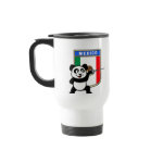 This cute panda loves fencing. Panda has his foil ready for a fencing match! This cute fencing panda shirt with a large flag of Mexico is a great gift for fencers or fencing fans!