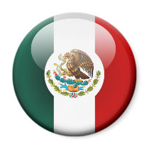 Mexico Flag 2.0 magnets by StudioAG Mexico Flag 2.0 magnets