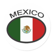 Mexico Flag Cool Design! Stickers