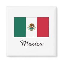 Mexico Flag Design magnets