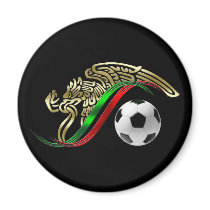 Mexico flag emblem Soccer futbol Logo Refrigerator Magnets