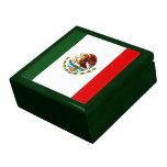Mexico Flag Keepsake Jewelry Gift Box