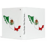 Mexico Flag Map full size Binder