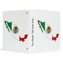 Mexico Flag Map full size Binder