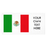 Mexico Flag Custom Photo Card