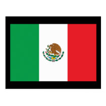 Mexico Flag postcards