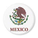Mexico Flag Seal magnets
