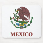 Mexico Flag Seal mousepads